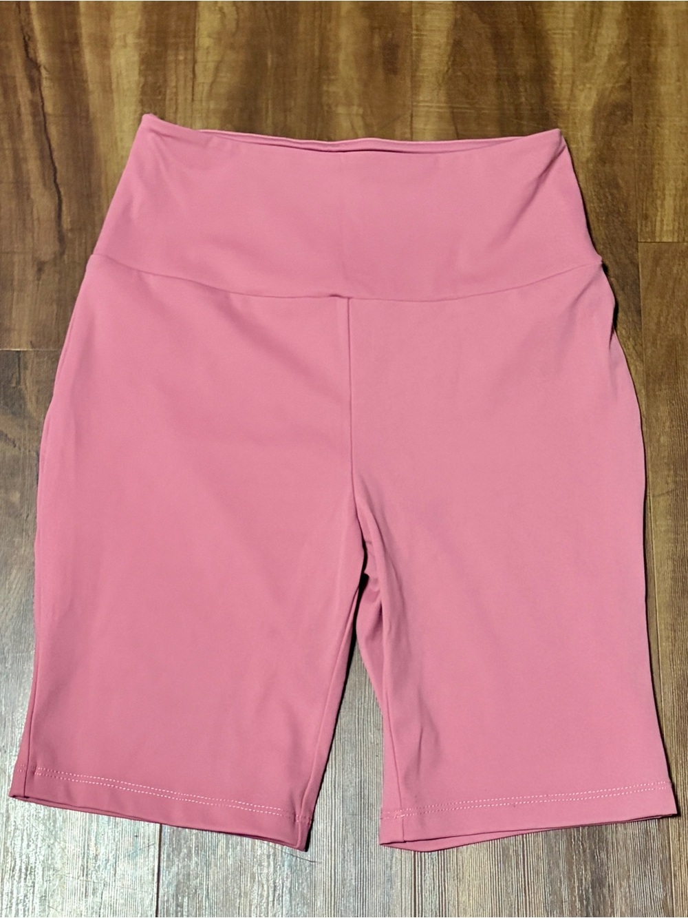 GREY LAB Rose Pink High-Waist Bike Shorts